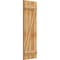 Ekena Millwork Joined Board-n-Batten Shutters w/Z-Bar, Rough Sawn Western Red Cedar, 16 1/8W x 49H, PR RBJ06Z16X049RWR - alternate 5